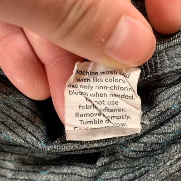 C9 by Champion Gray Striped Cropped Leggings - Picture 5 of 5